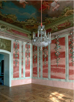 The Rose Room at Rundale Palace