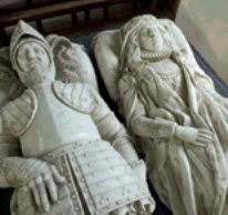 Carved stone effigies