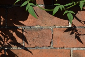 Close-up of original joint finish in the gate pier illustrated above