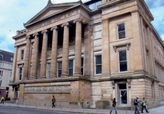 Neo-classical sandstone facade