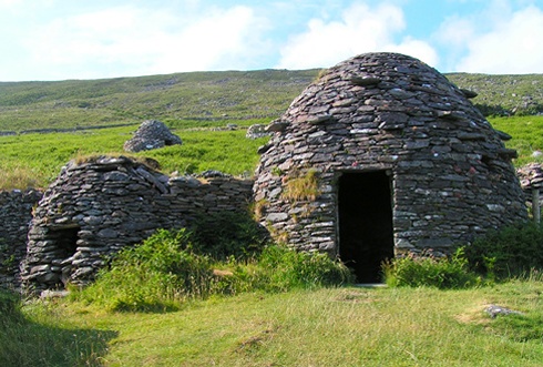 ‘Beehive huts’ near Fahan, Co Kerry