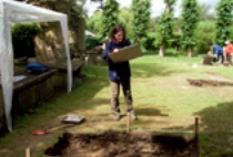 Archaeological dig: open trench