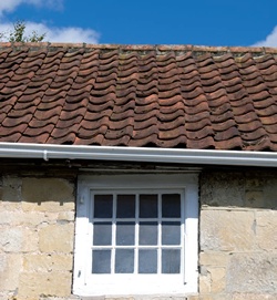 Pantiiled roof slope