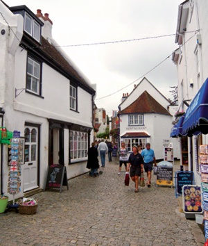 Shoppers on Quay Street, Lymington