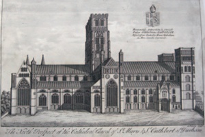 18th-century illustration of the cathedral exterior