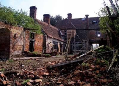 New Inn as conservation work begins