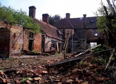 New Inn as conservation work begins