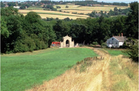 The relocated Strafford Gate