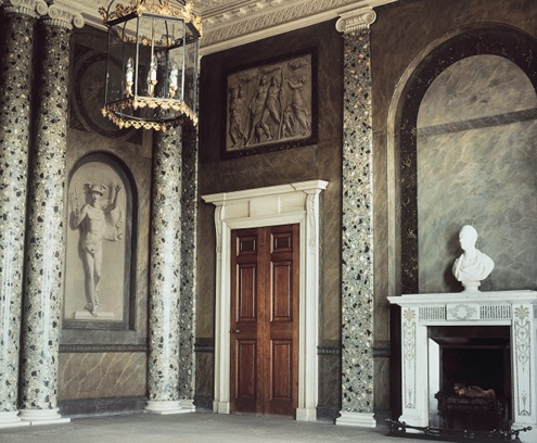 Attingham House, the Entrance Hall