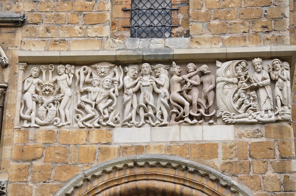 Lincoln Cathedral Works Yard with administrative buildings to the front and workshops behind 