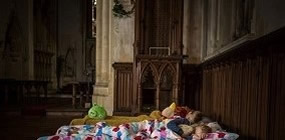 Champing with the Churches Conservation Trust at St Michael and All Angels in Booton, Norfolk