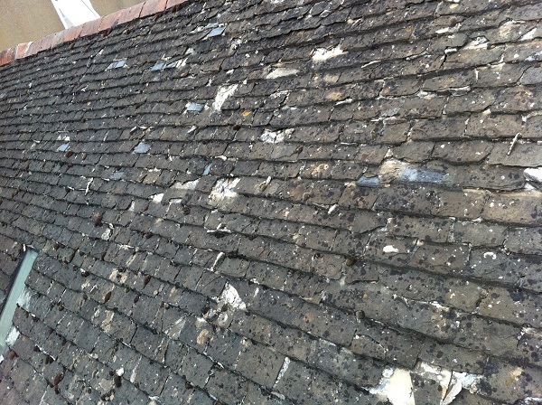 Use of innapropriate materials have caused roof cracking