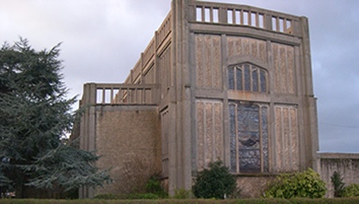The reinforced concrete church of St Andrew’s, Felixstowe