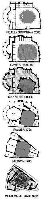 Historic plans of the Cross Bath, 1687-2003