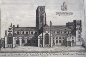 18th-century illustration of the cathedral exterior