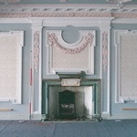 Fireplace in the Edwardian tea rooms at Arnotts Department Store, Dundee