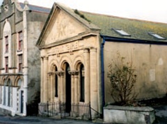 The facade of the masonic ‘temple’ in Ilfracombe, Devon, showing a variety of classical influences at work
