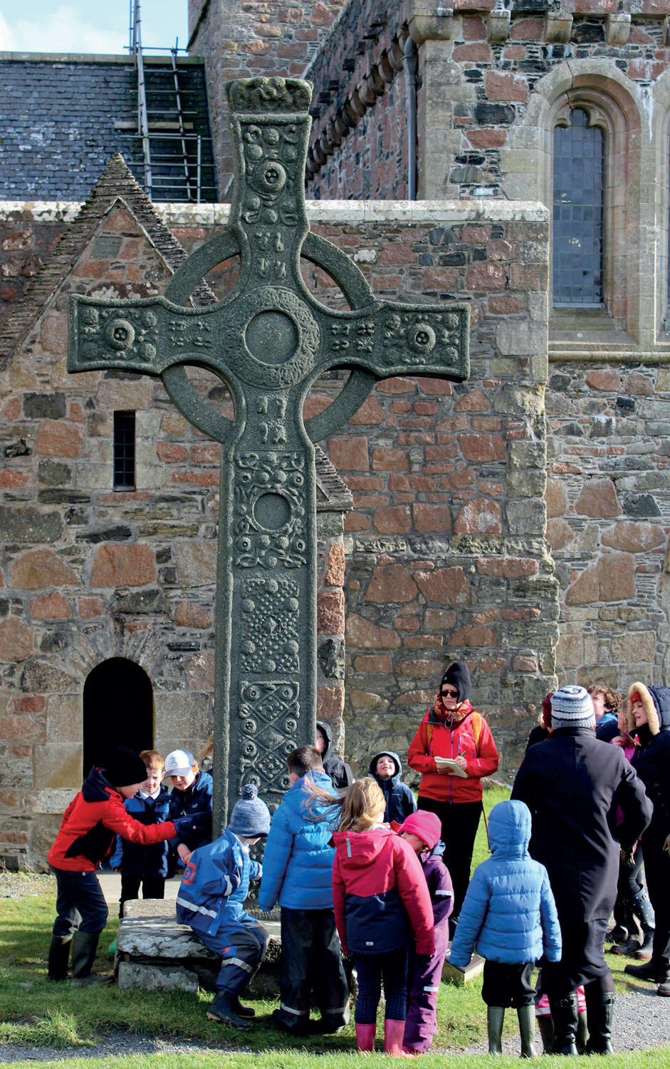 The concrete replica of St John’s Cross