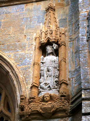 Sculpture of the Resurrection after conservation