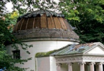 Temple dome with lead stripped