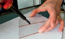 Soldering a copper foil repair