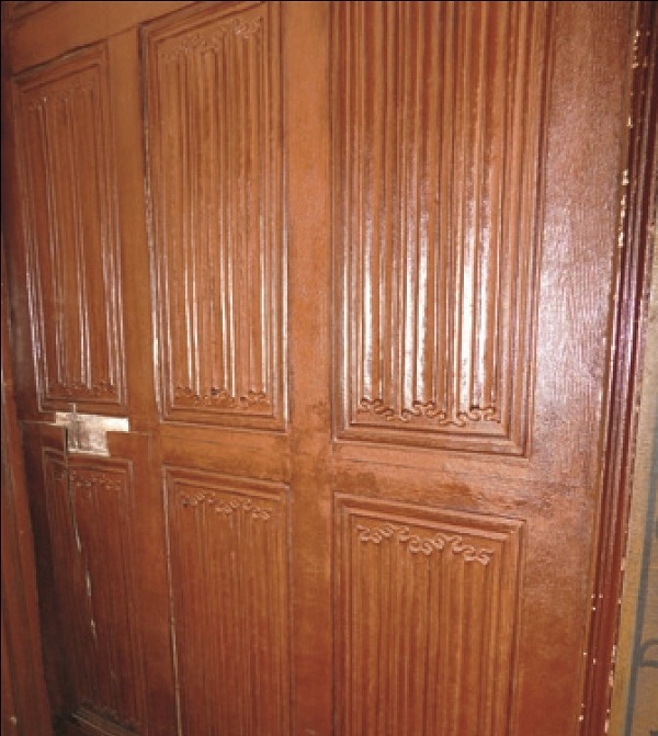 Original panel damage