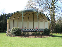 Royal Victoria Park bandstand, Bath after redecoration
