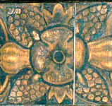Detail of tempera decoration