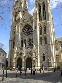 Truro Cathedral, constructed from Carnsew granite