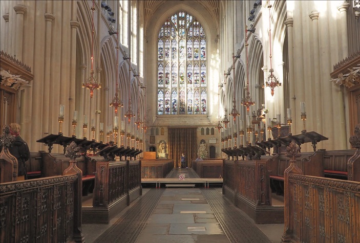 Bath Abbey with its Victorian pews