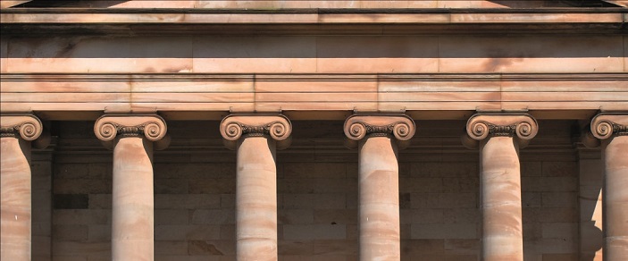 Classic standstone architecture in Edinburgh