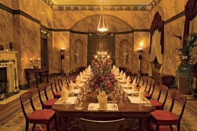 The Egyptian dining room at Goodwood Park
