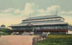 Historical postcard showing original Gladstone Conservatory