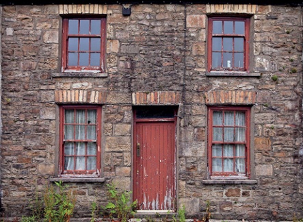 Traditional Welsh miner's cottage