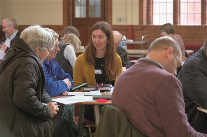 A workshop at Bolton Victoria Methodist Mission