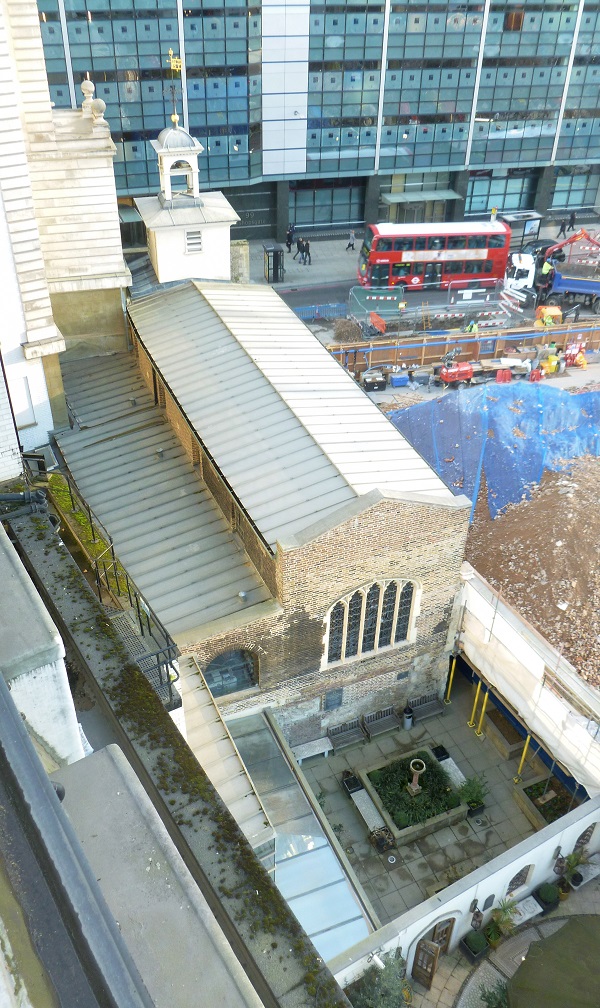 The church of Ethelburga, Bishopsgate, City of London