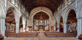 The interior of the Emmanuel Church in West Hampstead